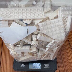 Bulk white LEGOS